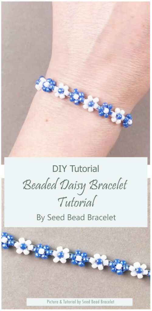 Beaded Daisy Bracelet Tutorial By Seed Bead Bracelet