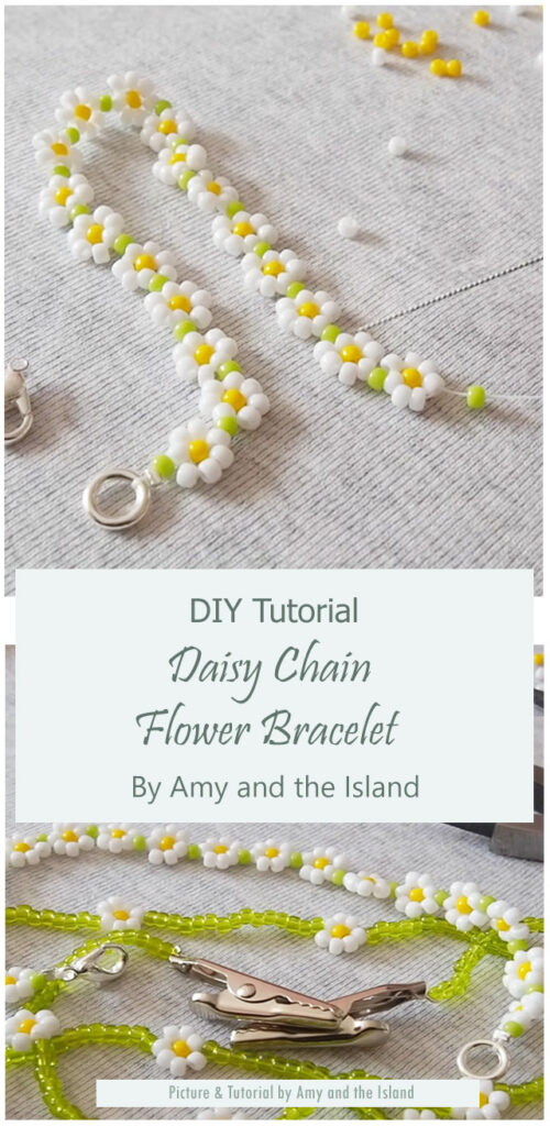 Daisy Chain Flower Bracelet By Amy and the Island