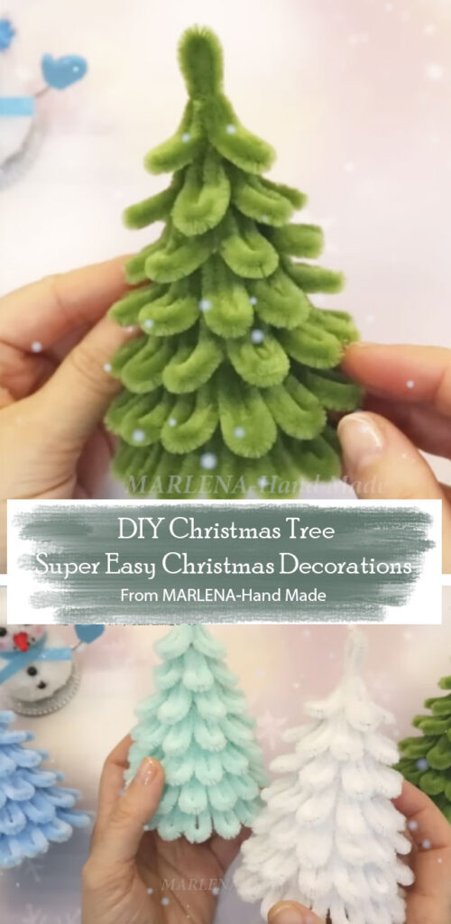 DIY Christmas Tree - Super Easy Christmas Decorations By MARLENA-Hand Made