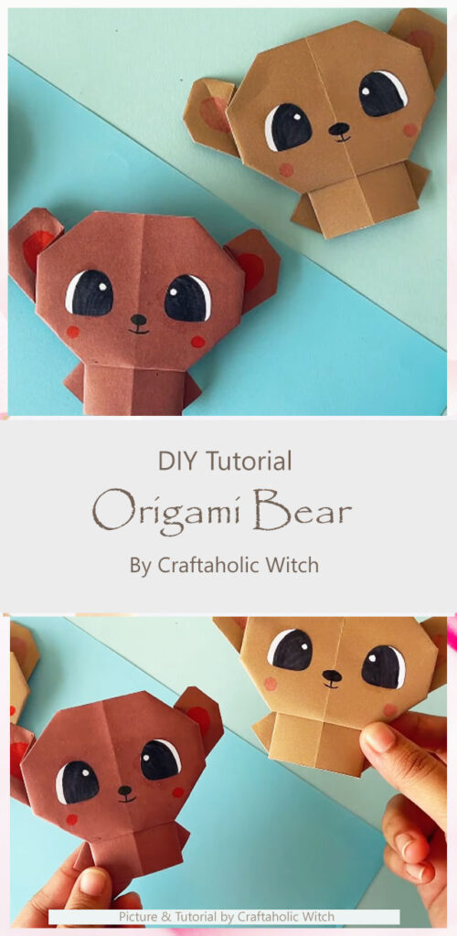 How to Make Origami Bear By Craftaholic Witch